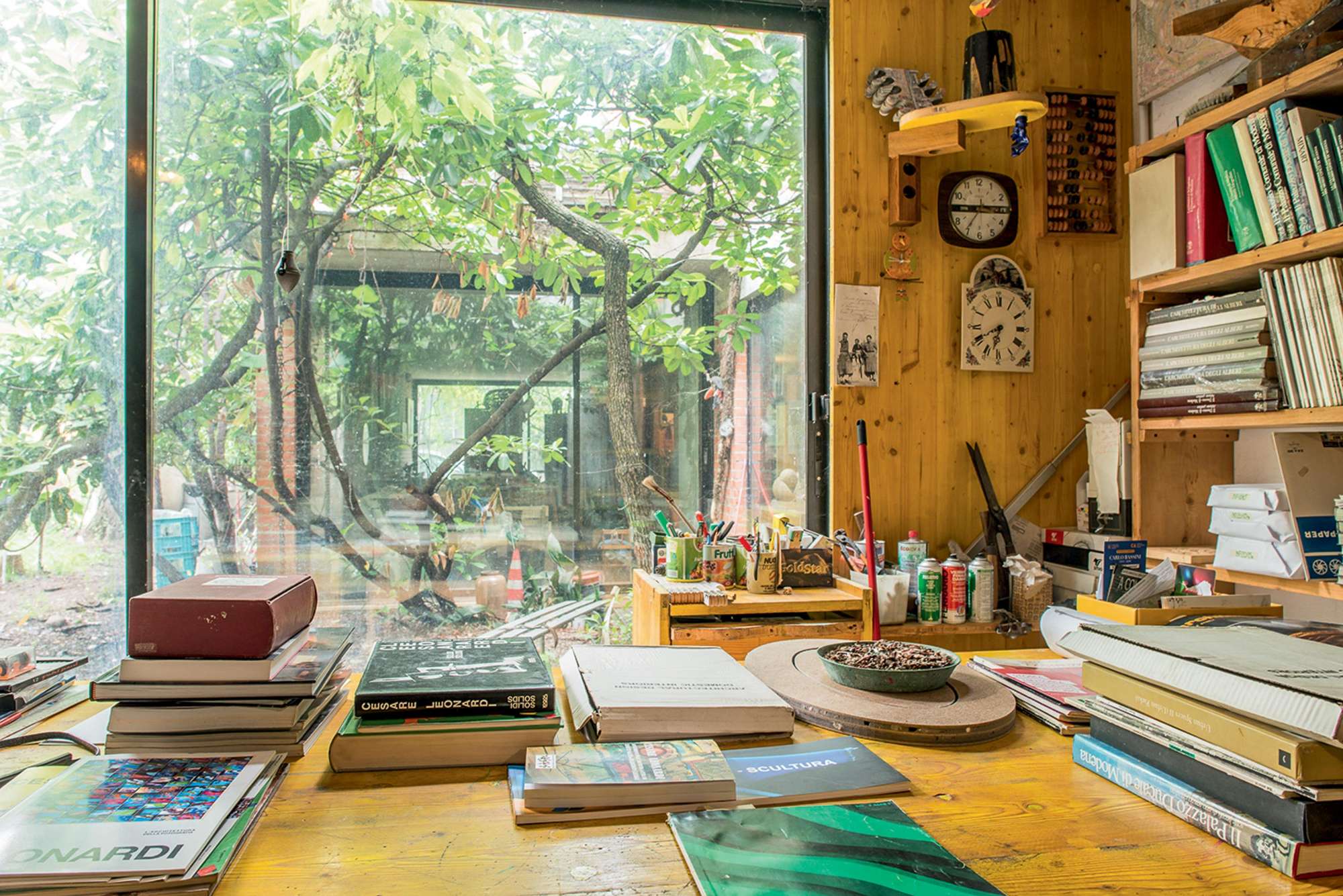 Casa laboratorio di Cesare Leonardi. Foto di Joseph Nemeth